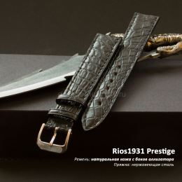Ремешок Rios1931 Prestige черный